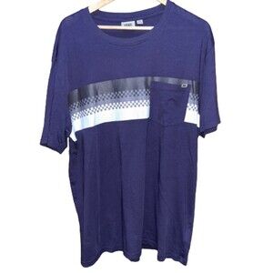 Vans Off The Wall Women's XXL Checkered Purple Back to School Pocket Tshirt